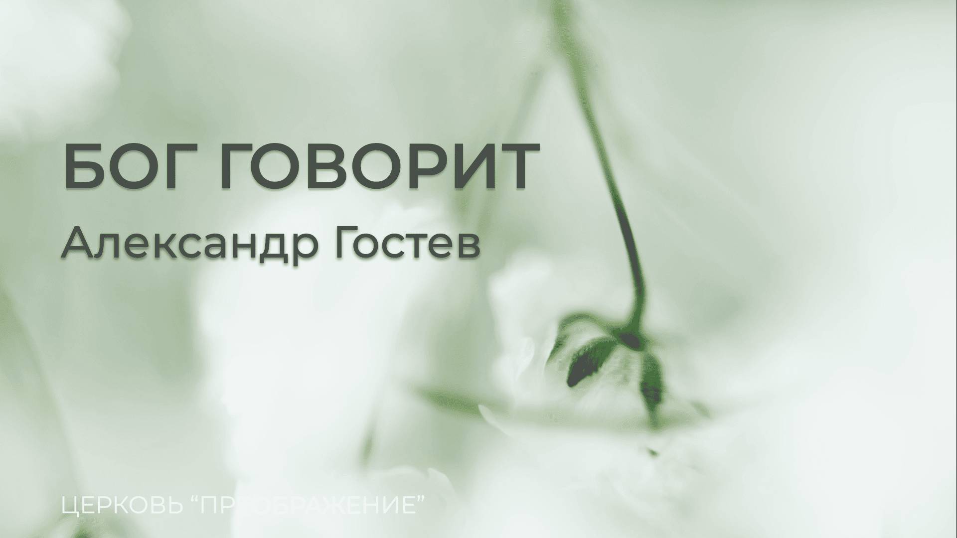 Богослужение 20.07.25. / Проповедует Александр Гостев / ц. 