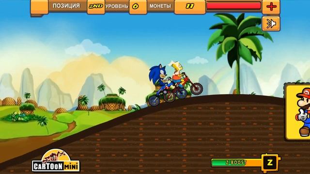 Sonic Vs Simpson FLASH GAME