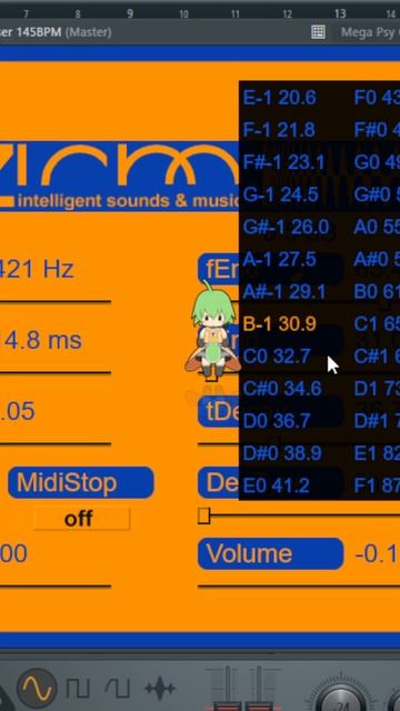 BazzISM2 как выбрать тональность Kick(бочки)