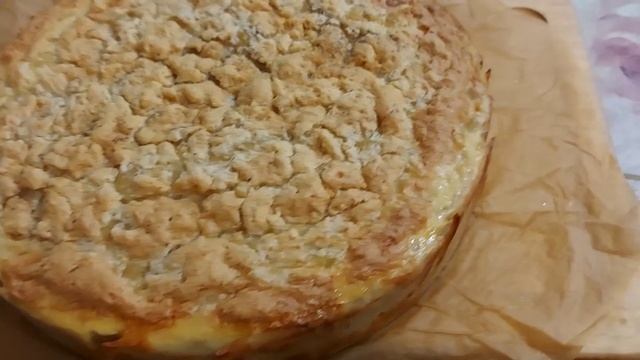 Малый луковый пирог да ещё и с капустой к33