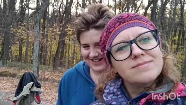 Осень 2023г Дурачимся с сыном)