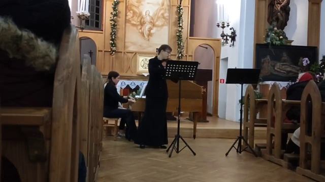 Леклер соната для скрипки и клавесина 3 op.9, часть 1