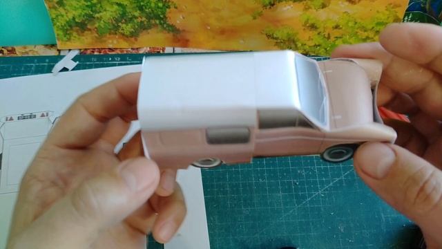 Автомобиль с прицепом DAF из бумаги своими руками.