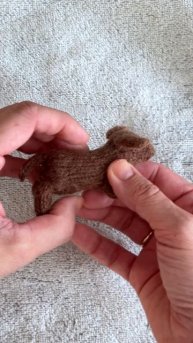 После стирки придаем нужное положение, чтобы зафиксировать его.