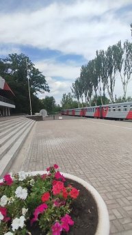 Детская железная дорога в Донецке