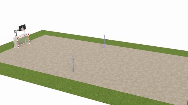 Строительство спортивной площадки