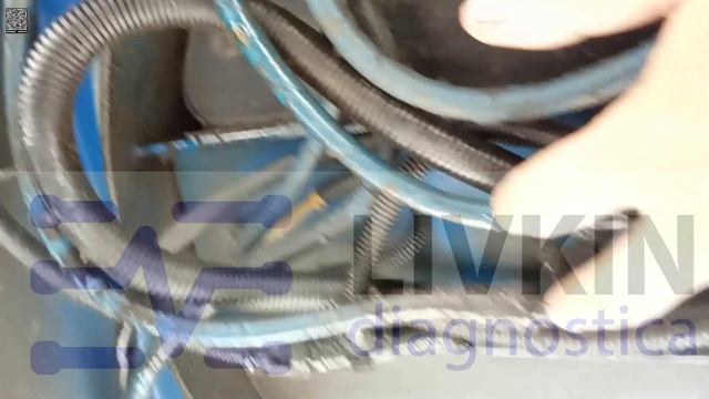 DINO 180XT. Снимаем поворотный гидро-коллектор. Течёт. Будем перебирать.