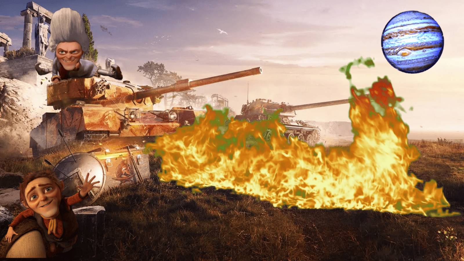 World of Tanks:Играем и занимаемся лютой дичью подпираем Румпеля и достаем его )