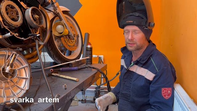 22-07-2025 Сварка мотоцикла на выезде, ОПЯТЬ В СБОРЕ