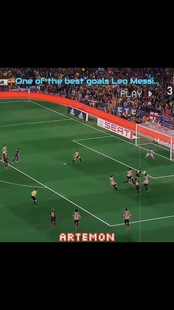 One of the best goals Leo Messi...