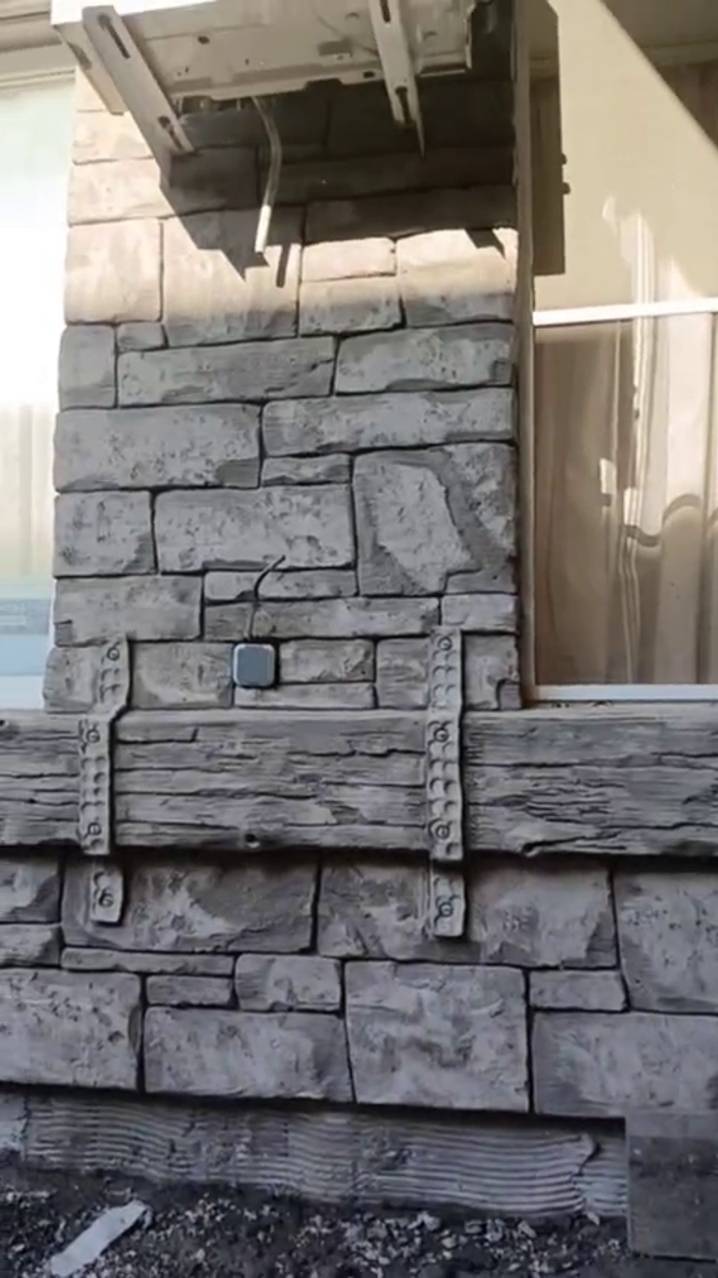 ремонт фасада дома декоративный камень мастер Макс Ростов на Дону