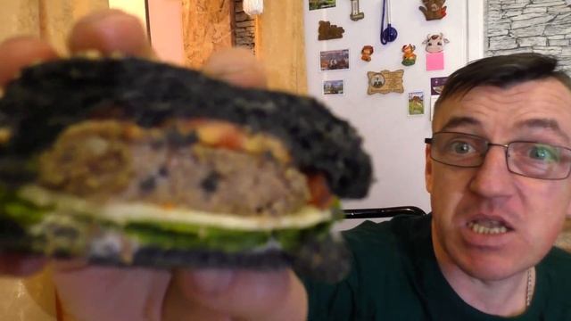 Чёрный Бургер из Ашана