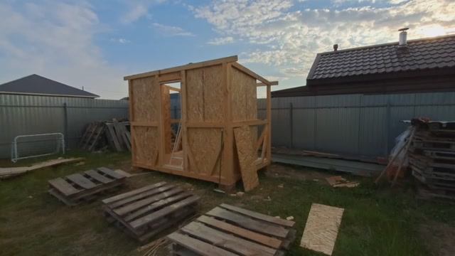 Строю дочке сарай. День пятый