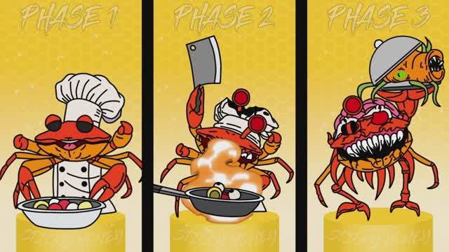 Спрунки Брейнрот мем Шеф Крабакадабра все фазы | сборка