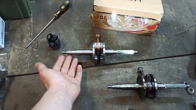 Коленвал JSBM Yamaha Jog часть 2