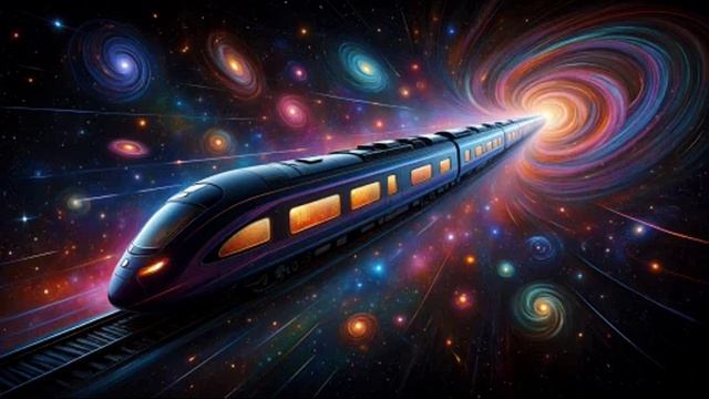 __Поезд во Времени_
Может ли объект находиться одновременно в прошлом - настоящем - и будущем?