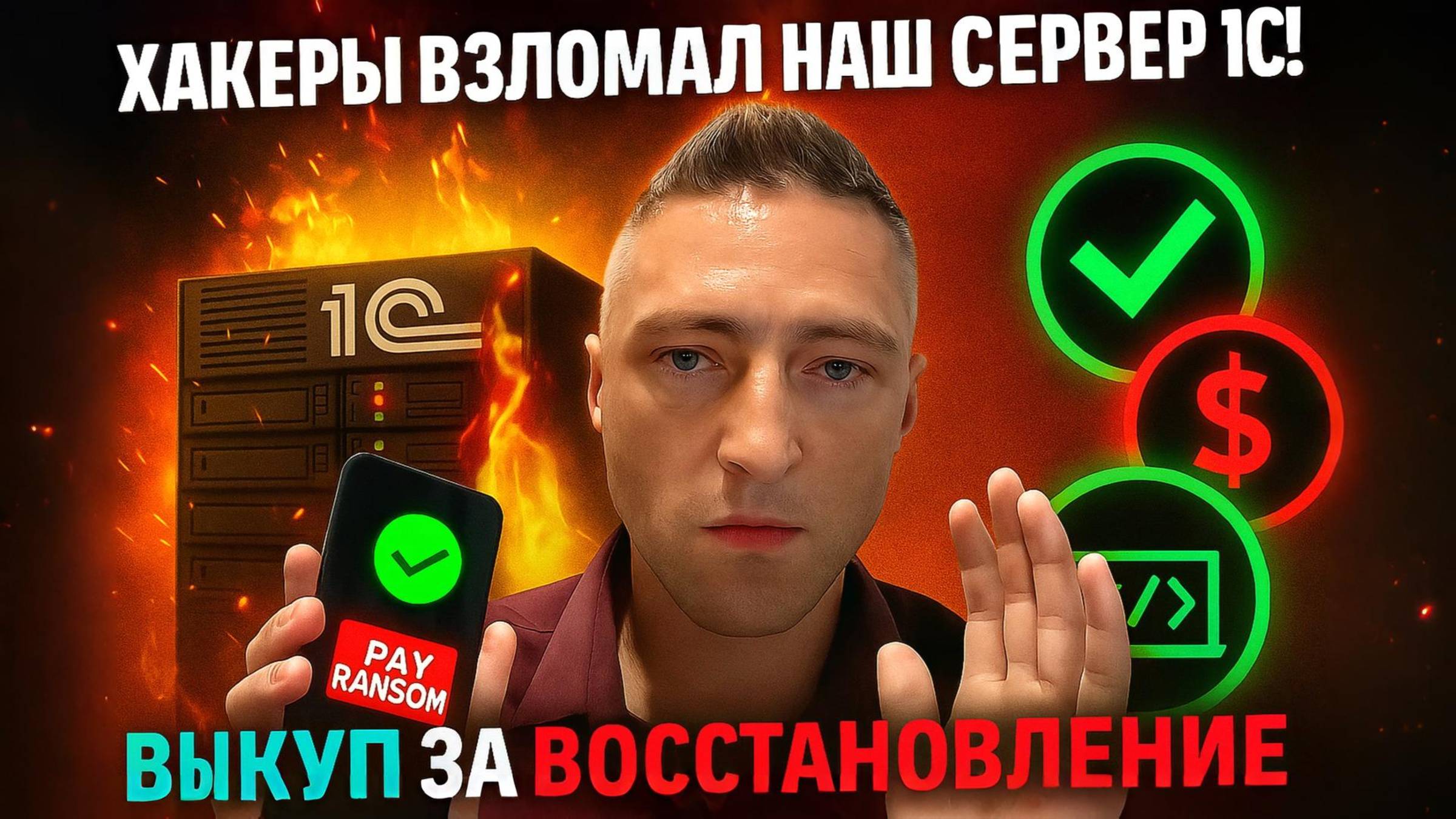 Хакеры Взломали наш Сервер 1С. Требуют выкуп