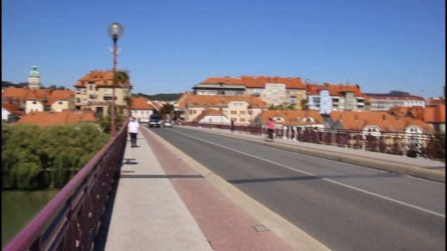 Словения. Марибор. Река Драва.