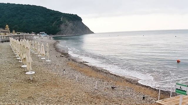 Архипо-Осиповка - утреняя , безлюдная набережная. 2025 год