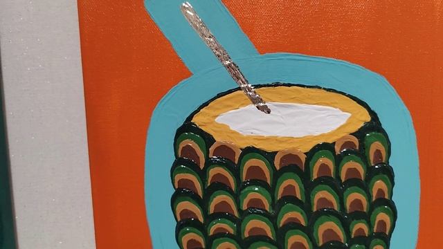 Картины акрилом Вкусное трио. В наличии.