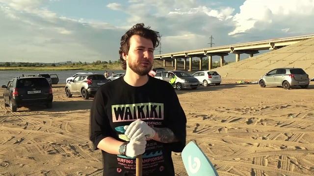 (23.07.2025) Субботник провели волонтеры на берегу протоки вблизи озера Мылки