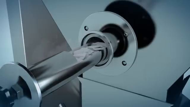 Анимация процесса сухого гранулирования - Chamunda