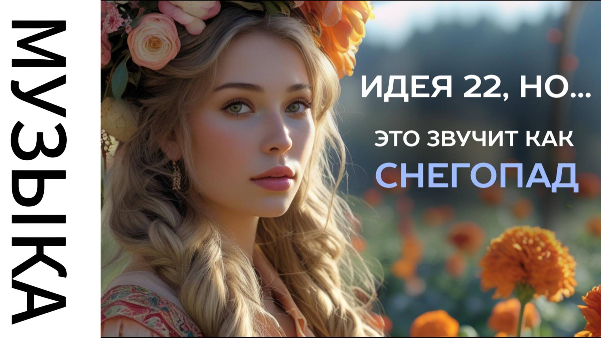 Спокойная музыка | idea 22 но это звучит как снегопад (замедленный) (цикл продолжительностью 1 час)