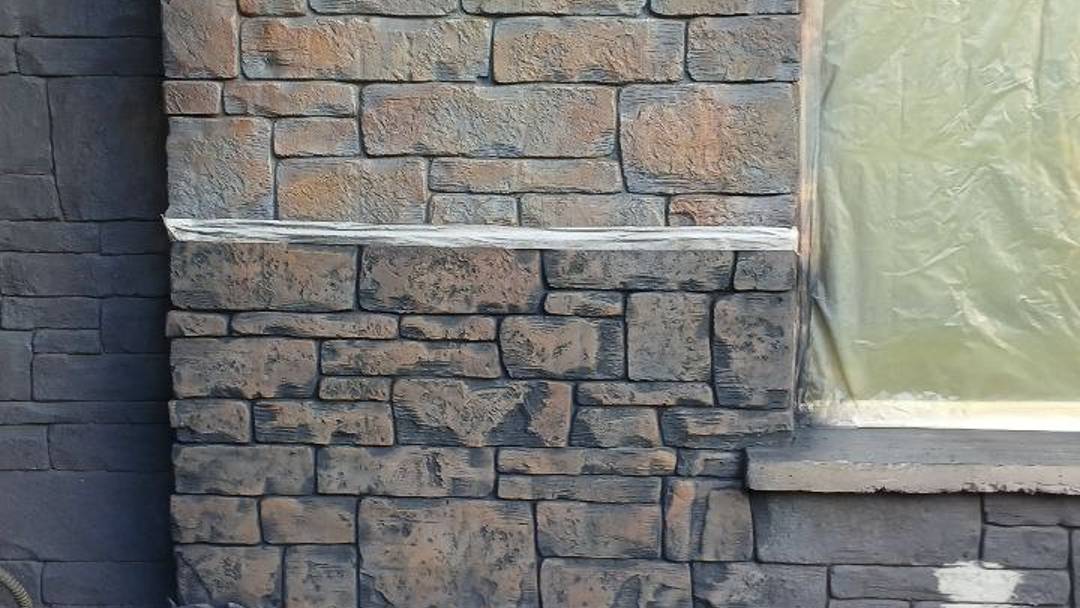 оформление фасада декоративная штукатурка работа Макса г Ростов на Дону