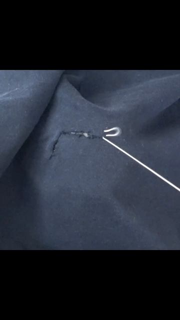 Как_зашить_БОЛЬШУЮ_ДЫРКУ_на_одежде?