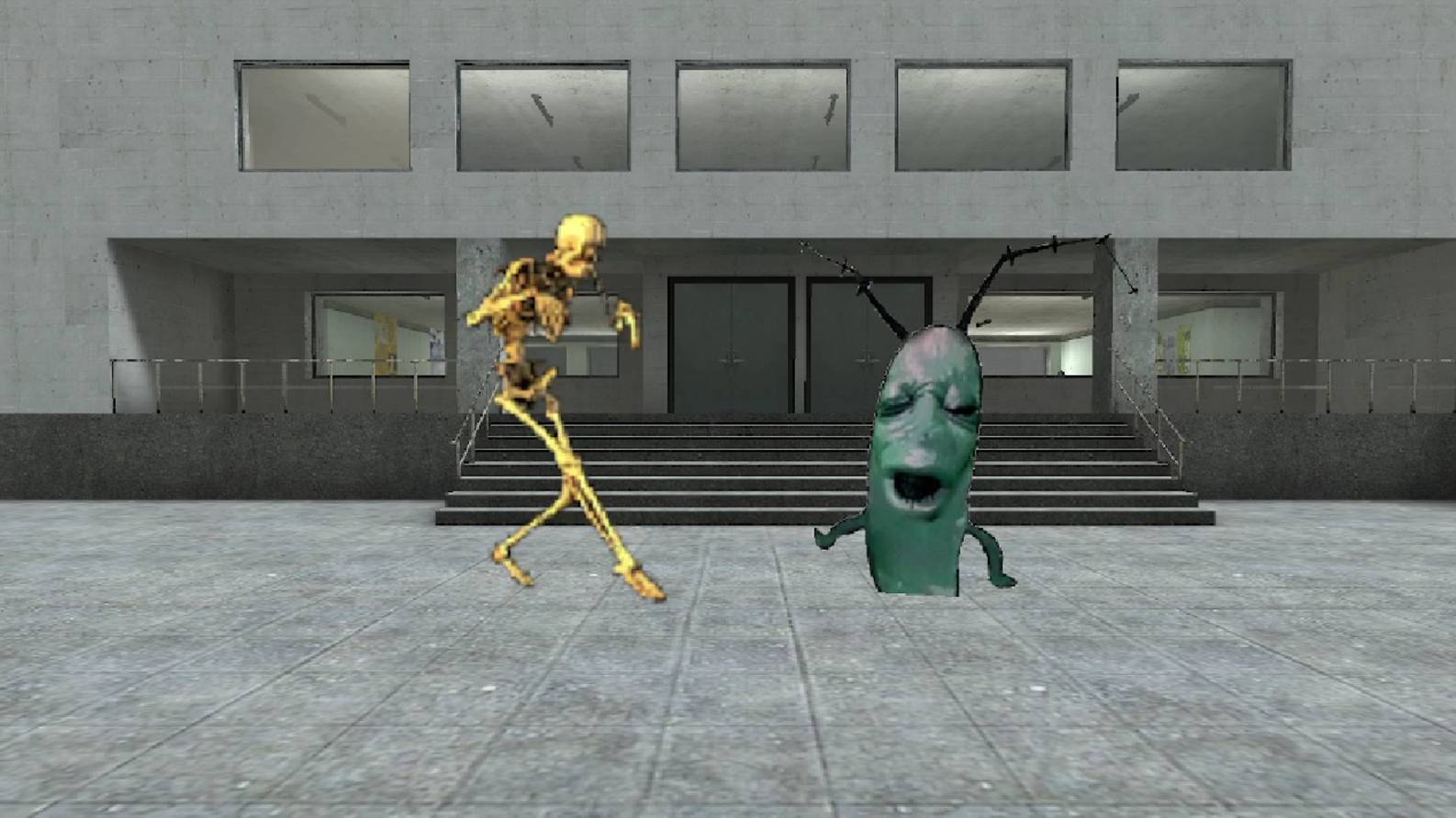 Pixel skull и plankton некстботы gmod
