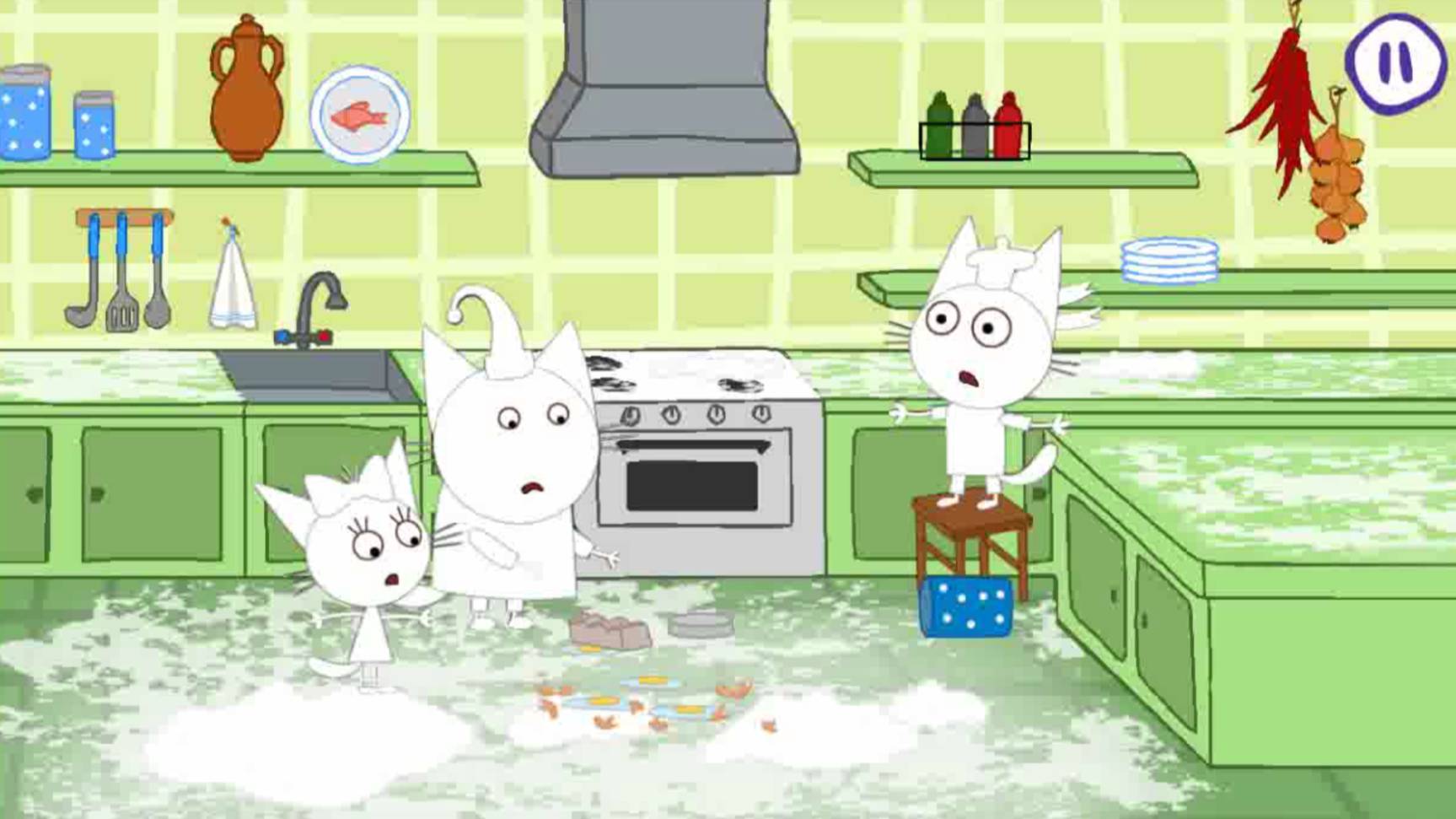 Три Кота: Спокойной ночи | Игра как Мультфильм | Три Кота смотреть