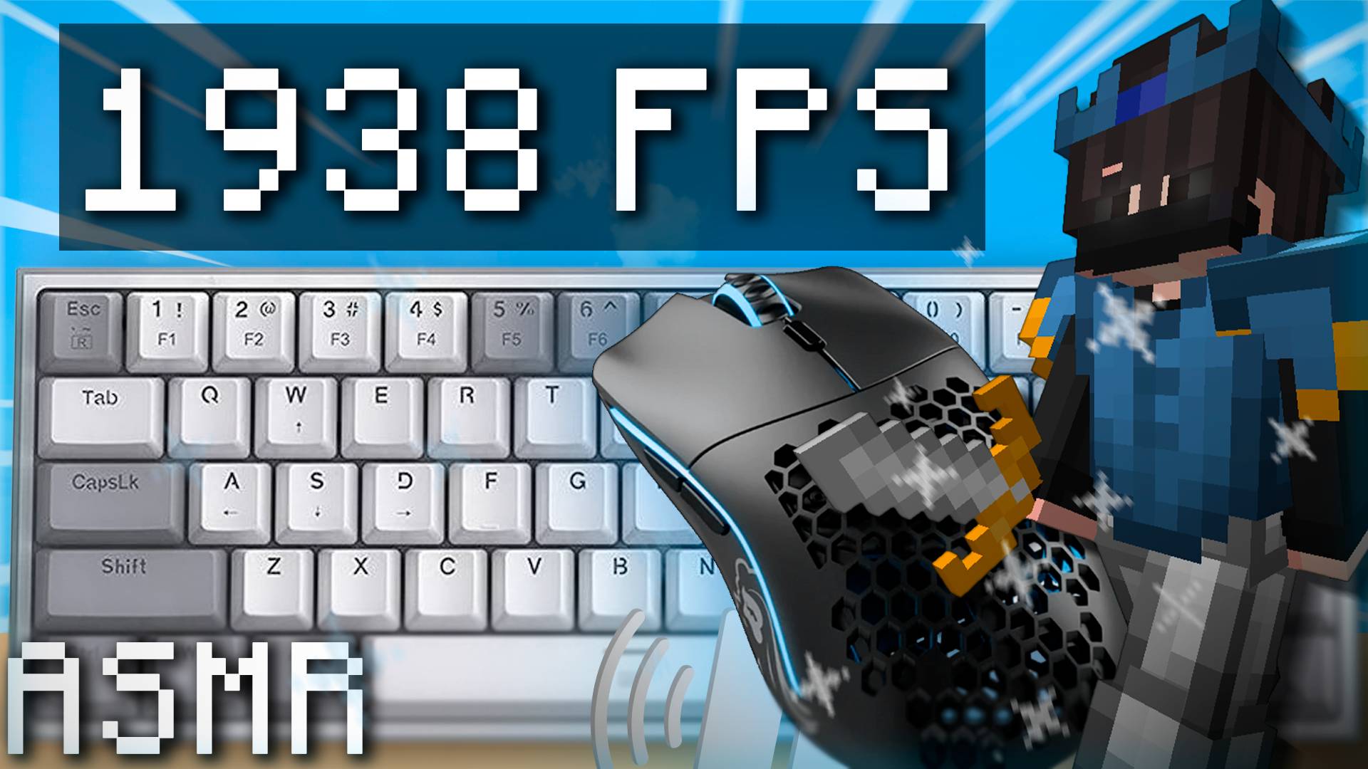 Keyboard + Mouse Sounds ASMR Wtih Handcam | Agerapvp Bedwars