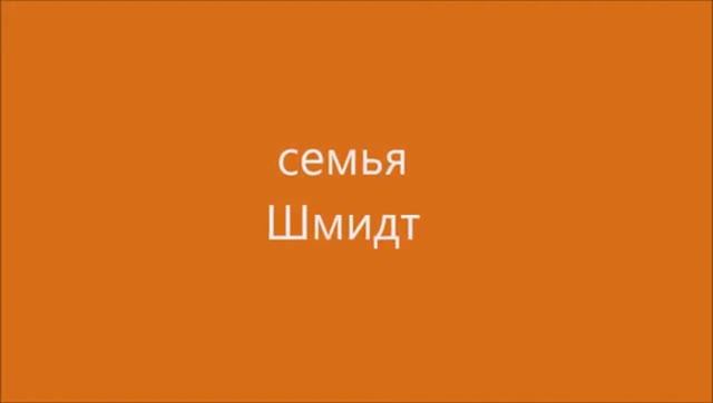 семья Шмидт