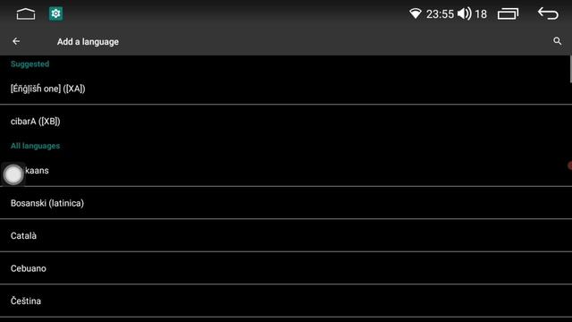 Смена языка S400FIT