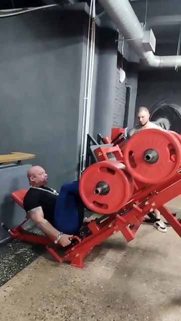Жим ногами 500 кг (без веса платформы) на 10 раз💪💪💪