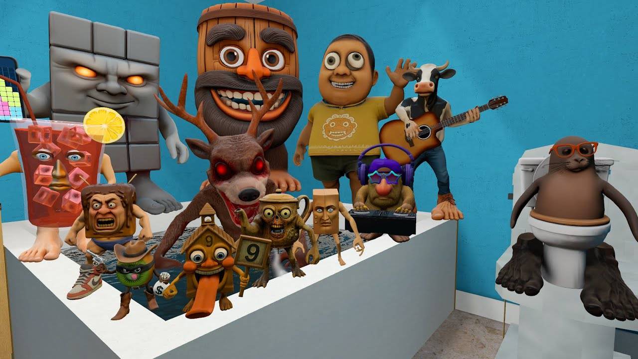 Уничтожьте итальянский искусственный интеллект, семью мемов brainrot и poppy playtime 4