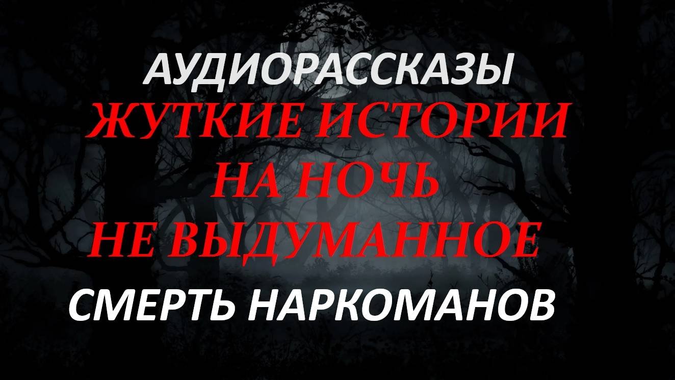 СТРАШНЫЕ РАССКАЗЫ НА НОЧЬ-СМЕРТЬ НАРКОМАНОВ
