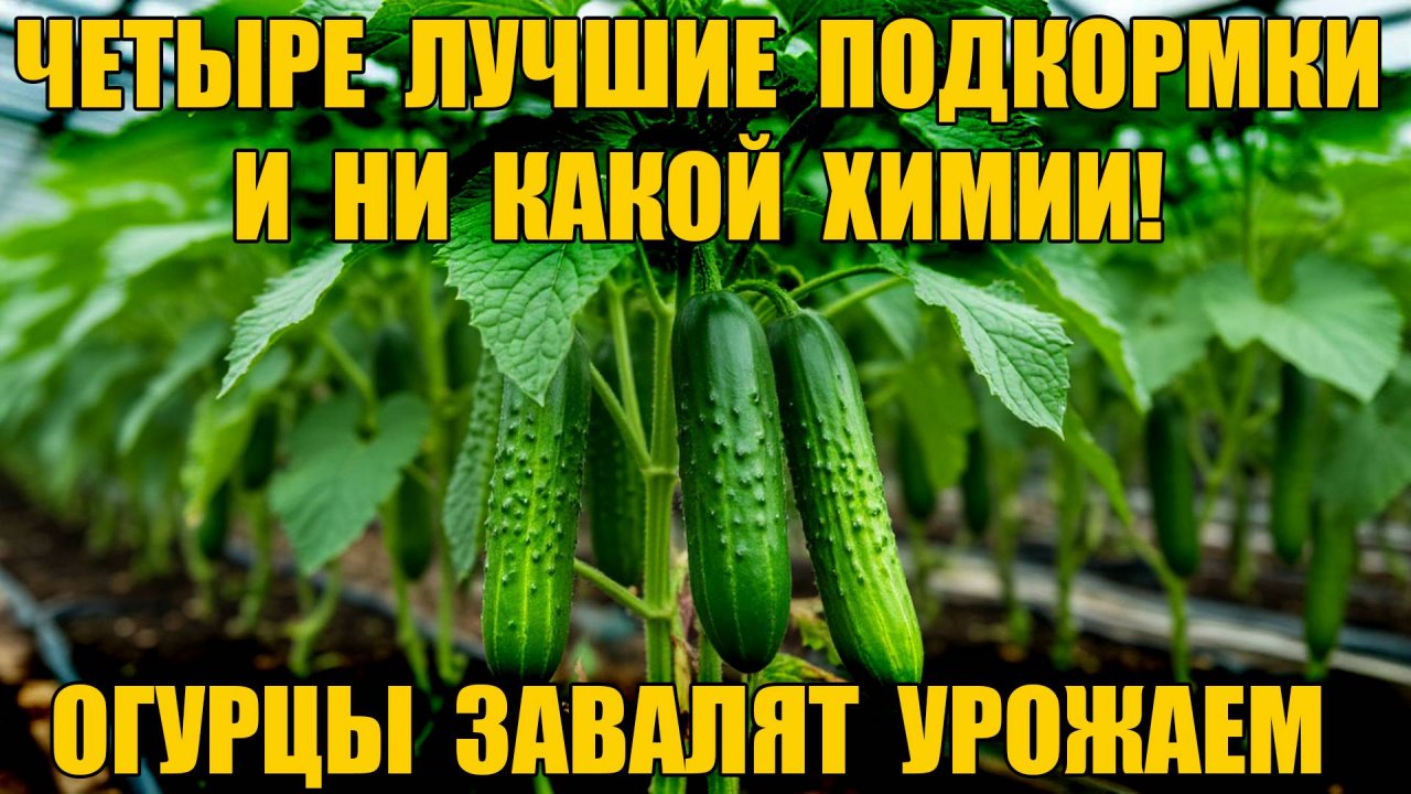 Чтобы всегда с огурцами быть - подкормки без которых никак - делюсь секретом