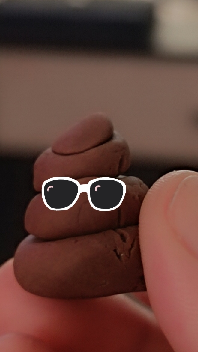 Как создать стикер какашечку. Туториал