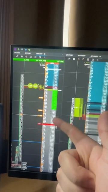 Настоящий трейдинг. В сделке 3 секунды #криптовалюта #трейдинг #заработок