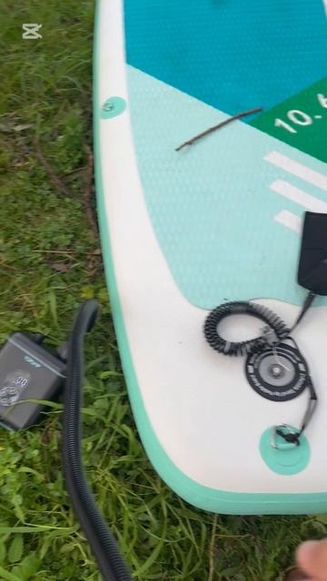 Сдутый САП - эксперимент на воде