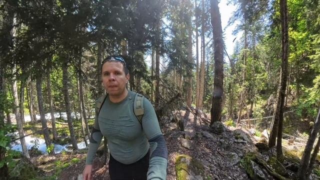 Теберда, подъем к Будукским озерам с детьми