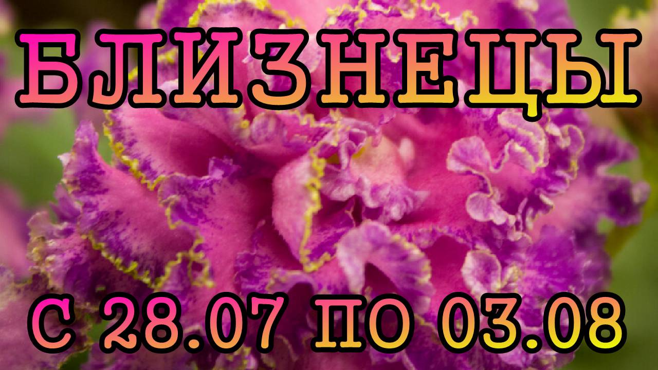 БЛИЗНЕЦЫ таро прогноз на неделю с 28 ИЮЛЯ по 3 АВГУСТА 2025 года.