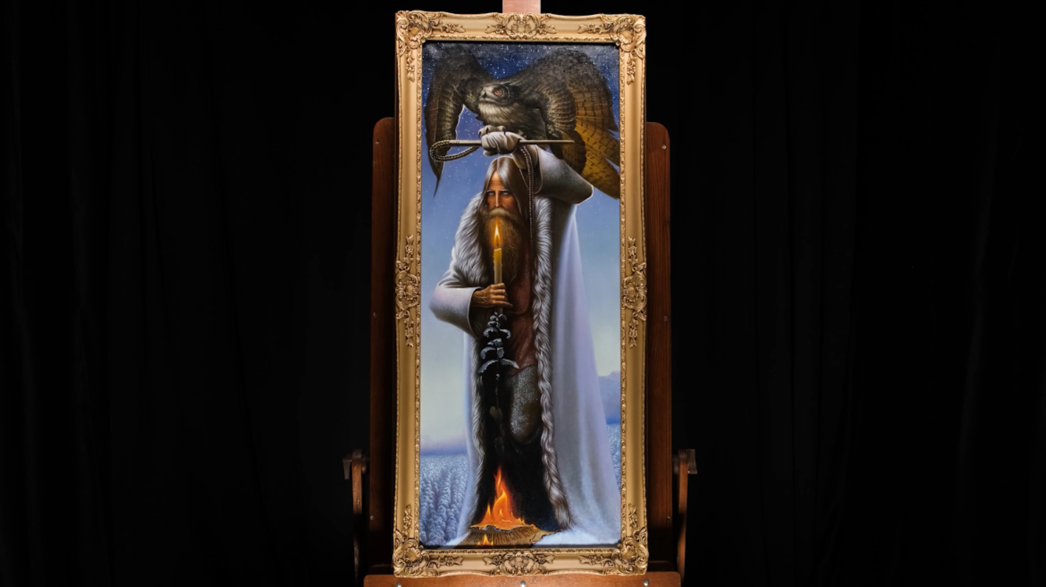 Васильев Константин "Человек с филином"