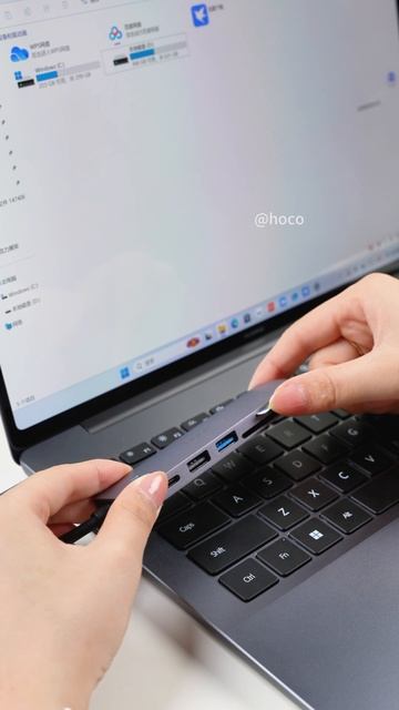 hoco. HB28: Универсальный переходник Type-C с кучей функций! 💻#hoco #hocoHB28 #Хаб #Адаптер #Техник