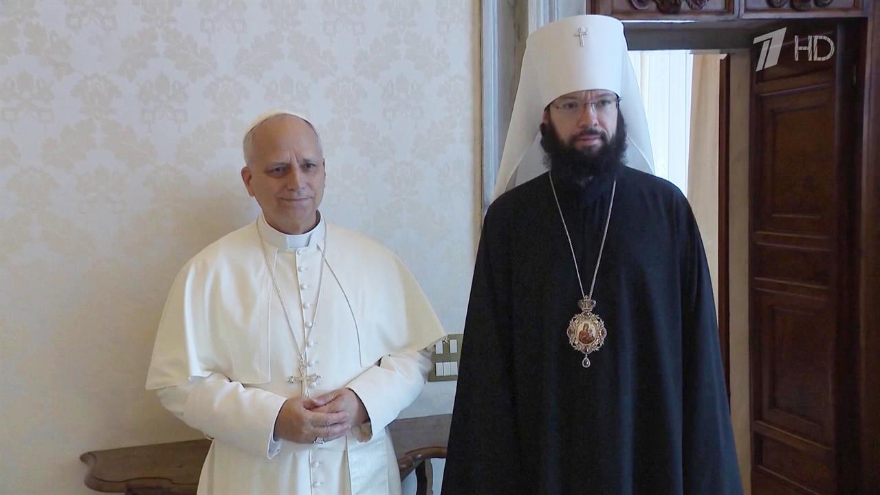 В Ватикане состоялась встреча митрополита Волоколамского Антония с Папой Римским Львом XIV