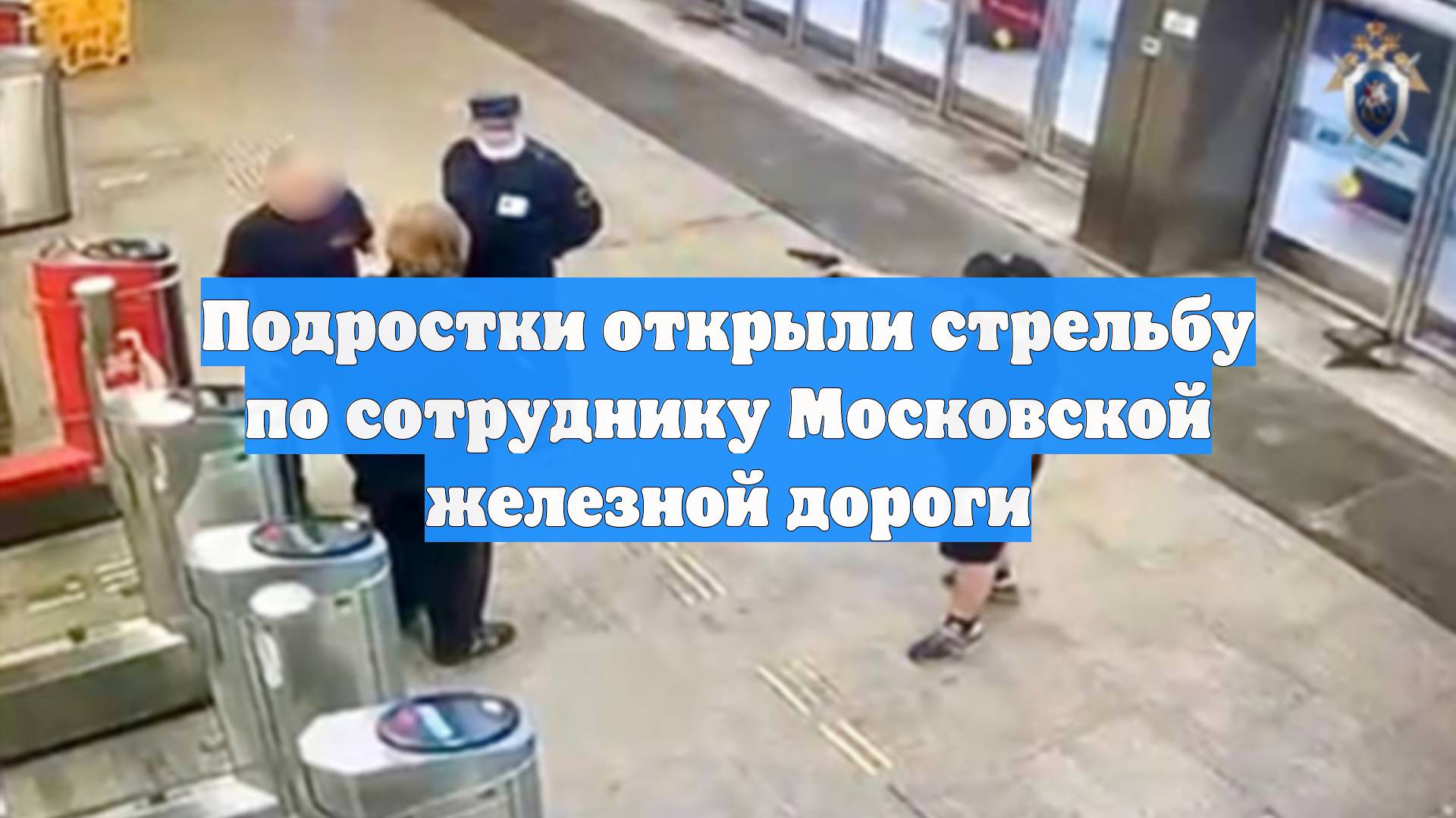 Подростки открыли стрельбу по сотруднику Московской железной дороги