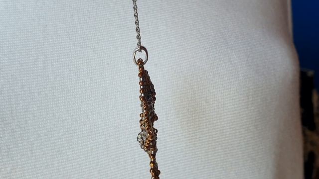 Кулон из бисера Звезда