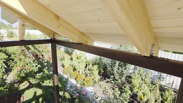 Вальмовая крыша. Крепление стропил.