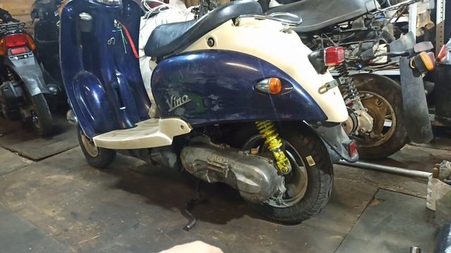 Предварительно собрали Yamaha Vino часть 6